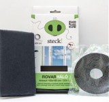 Steck Rovarháló,szúnyogháló antracit, ablakra 130x130 cm - SRA 13