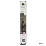 STECK Szúnyogháló függöny ajtóra - 4 db szalag - antracit 200x100 cm