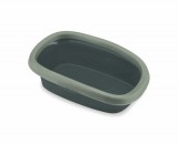 STEFANPLAST Sprint Macska WC Green Line 58x39x17cm Sötétszürke/szürke