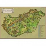 Steiefel Könyökalátét, kétoldalas, STIEFEL "Magyarország látványtérkép/Balaton és környéke"