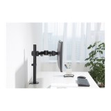 Stell SOS 1010 szabadon mozgatható asztali tartó konzol 1 monitorhoz, 13" - 27" méretig