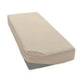 Stella Strech Pamut Gumis Lepedő Babaöbölbe (40x90cm) - Tejeskávé