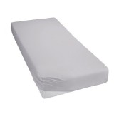 Stella Strech Pamut Gumis Lepedő Babaöbölbe (40x90cm) - Világosszürke