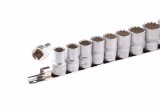 STELS 1/2 10-22mm Bi-Hex 10részes professional dugókulcs fej készlet
