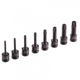 STELS T30- T80 8 részes hosszított gépi TORX készlet fém kofferben professional