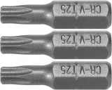 STHOR TORX bit készlet 3 darabos 1/4 T20X25mm (65495)