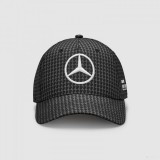 Stichd Mercedes baseball sapka, Lewis Hamilton, gyerek, fekete, 2023