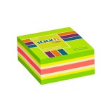 STICK N Öntapadós jegyzettömb STICK`N 51x51mm neon zöld mix 250 lap