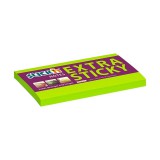 STICK N Öntapadós jegyzettömb STICK`N extra erõs 76x127mm neon zöld 90 lap