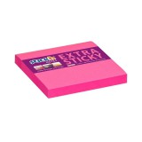STICK N Öntapadós jegyzettömb STICK`N extra erõs 76x76mm neon rózsaszín 90 lap