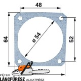 Stihl 038 hengertalp tömítés