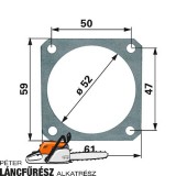 Stihl 038 hengertap tömítés