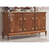 Stile Elisa SE Art Deco 3-ajtós tálalószekrény 3 fiókkal