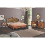 Stile Elisa SE Art Deco hálószoba - dió, 180x200 cm ággyal