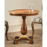 Stile Elisa SE Liberty intarziás kerek étkezőasztal 70x70 cm