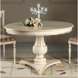 Stile Elisa SE Liberty kerek étkezőasztal 120x120 cm (+40 cm hosszabbítható)