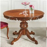 Stile Elisa SE Neoclassico kerek étkezőasztal 120x120 cm (+40 cm hosszabbítható)