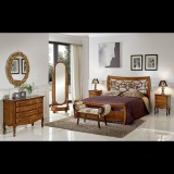 Stile Elisa SE Venezia hálószoba - dió, 180x200 cm ággyal