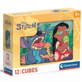 Stitch 12db-os mesekocka - Clementoni