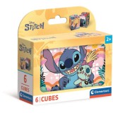 Stitch 6db-os mesekocka - Clementoni