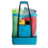 Strandtáska termo rekesszel kék színben 45x43x15cm 57037A