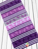 Strandtörölköző "CRAZY GEKKO" lila