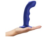 Strap-on-me M - vízálló, pulzáló G-pont vibrátor (kék)