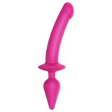 Strap-on-me Swith Semi-Realistic XXL - 2in1 dildó (pink)