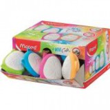 Stresszoldó radír display, MAPED "Mini Cute", vegyes színek [16 db]