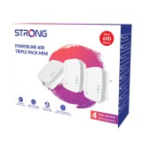 Strong Powerline 600 trio mini, 3db egység, 600 Mbits