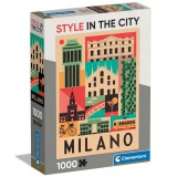 Style in the city Milánó 1000db-os puzzle - Clementoni
