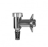 Styron falon kivüli mosó- és mosogatógép csatlakozó krómozott kivitelben STY-529-K