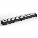 Styron kültéri folyóka, víznyelő horganyzott fedráccsal (STY-900)