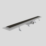 STYRON zuhanyfolyóka 1000-es bronz edzett,savmart üveg fedéllel (STY-G2-100)