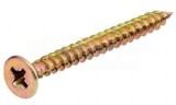 Süllyesztett fejű, horganyzott faforgácslap csavar, 4,5x50