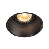 Süllyesztett lámpa, billenthető, fekete, GU10, SLV Horn-T 113140