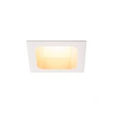 Süllyesztett lámpa, fehér, 3000K melegfehér, 1800 lm, CRI 80, 80°, SLV Verlux, Süllyesztett 112692