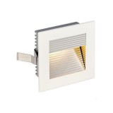 Süllyesztett lámpa, fehér, 3000K melegfehér, 60 lm, CRI 90, SLV Frame Curve 113292