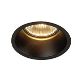 Süllyesztett lámpa, fekete, GU10, SLV Horn 112910