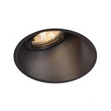 Süllyesztett lámpa, fekete, GU10, SLV Horn-A 113150