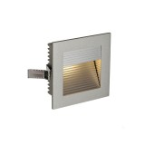 Süllyesztett lámpa, szürke, 3000K melegfehér, 60 lm, CRI 90, SLV Frame Curve 111292