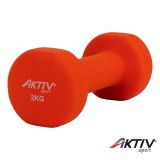Súlyzó neoprén Aktivsport 2 kg narancs