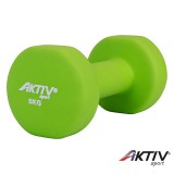 Súlyzó neoprén Aktivsport 5 kg zöld