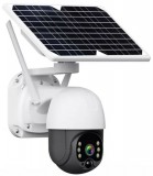 SUMKER 4G Sim kártyás vezeték nélküli napelemes IP kamera 1288P-3MP ICSee Appal