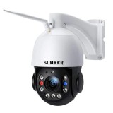 SUMKER 8 MP IP kamera 30x optikai zoom PTZ kamera PIR mozgásérzékelő biztonsági megfigyelő Wifi kamera fém házas