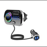 SUMKER Bluetooth Autós Mp3 Lejátszó Fm Transzmitter és Töltő Led Kijelzővel, BC49BQ