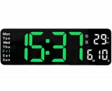SUMKER Digitális falióra asztali ébresztőóra naptár hőmérő 6629