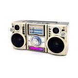 SUMKER Golon Bluetooth Napelemes Retro Rádió RX-65SD