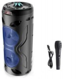 SUMKER Hordozható Bluetooth Hangszóró Karaoke Mikrofonnal HSD-2503BT Kék