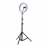 SUMKER Selfie lámpa állvánnyal, fényerő szabályzóval, 3 színhőmérséklet 26 cm